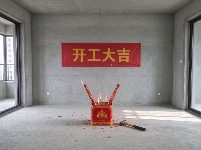 强将装修开工快讯：天山熙湖120㎡法式奶油风全包今日开工