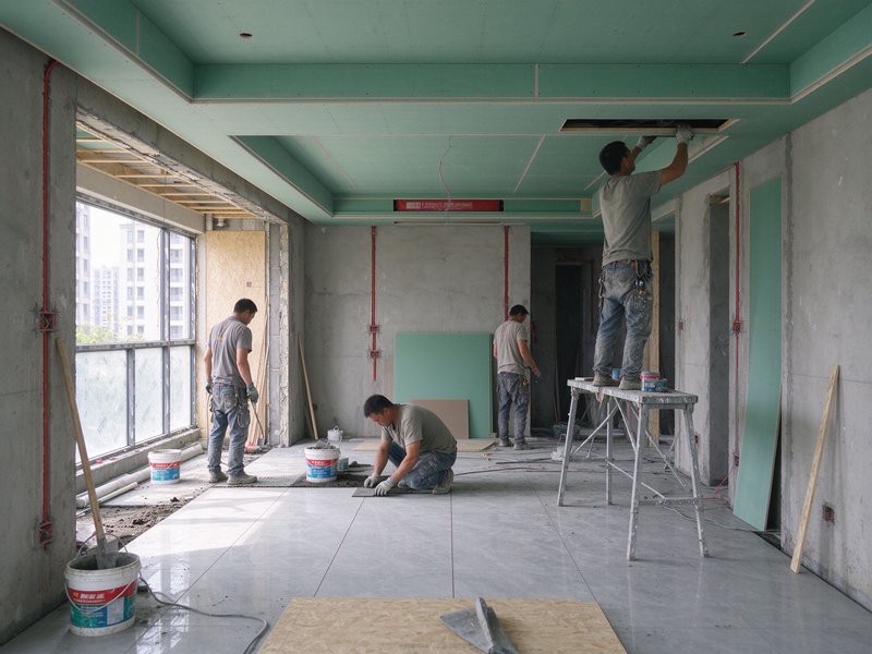 强将装修十一不休假：坚守工地赶工期，让业主早入住